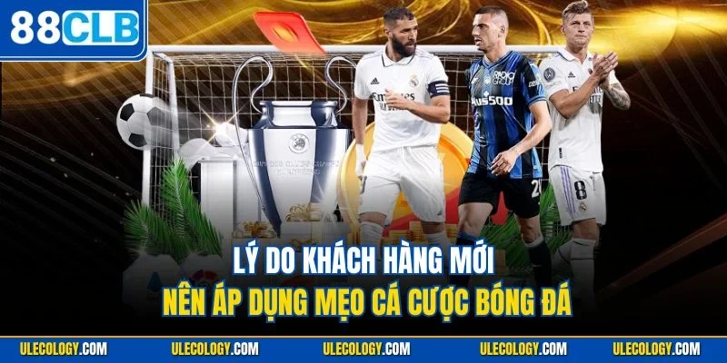 Lý do khách hàng mới nên áp dụng mẹo cá cược bóng đá