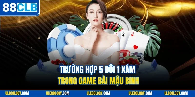 Trường hợp 5 đôi 1 xám trong game bài mậu binh